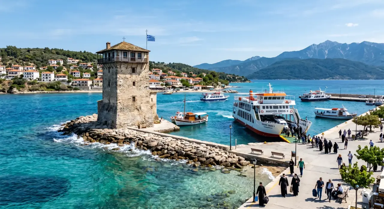 Ouranoupoli — taxi transfer from Thessaloniki