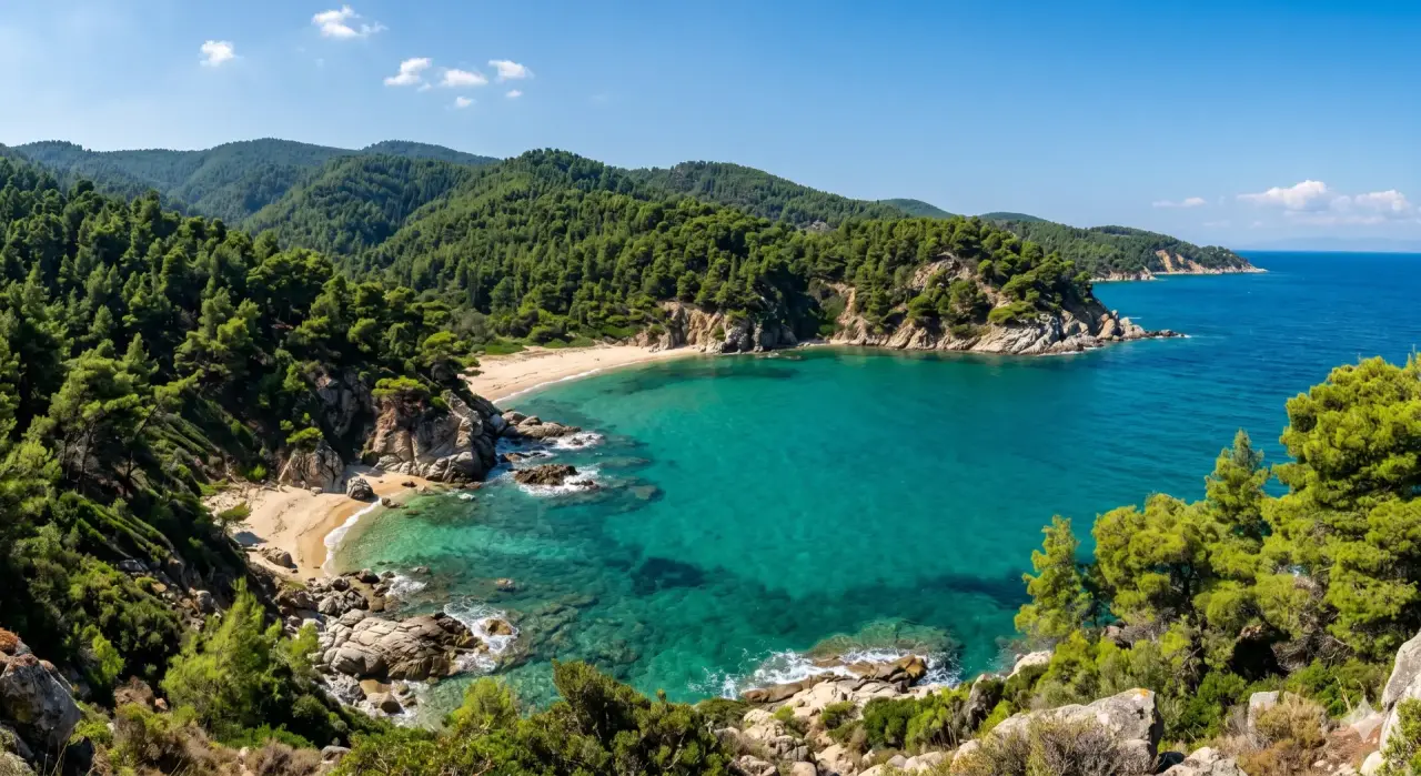 Sithonia Peninsula — taxi transfer from Thessaloniki