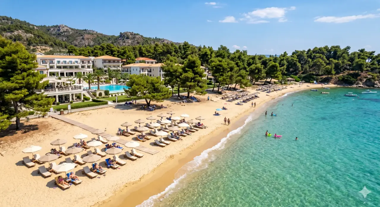 Anthemus Sea Beach Hotel & Spa — private transfer from Thessaloniki Airport